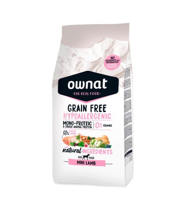 OWNAT DOG GF HYPO MINI LAMB 3 KG