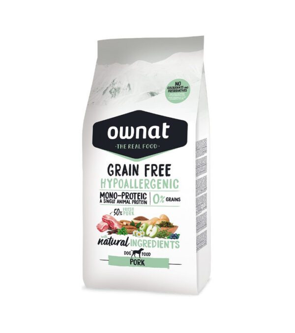 OWNAT DOG GF HYPO PORK 3 KG