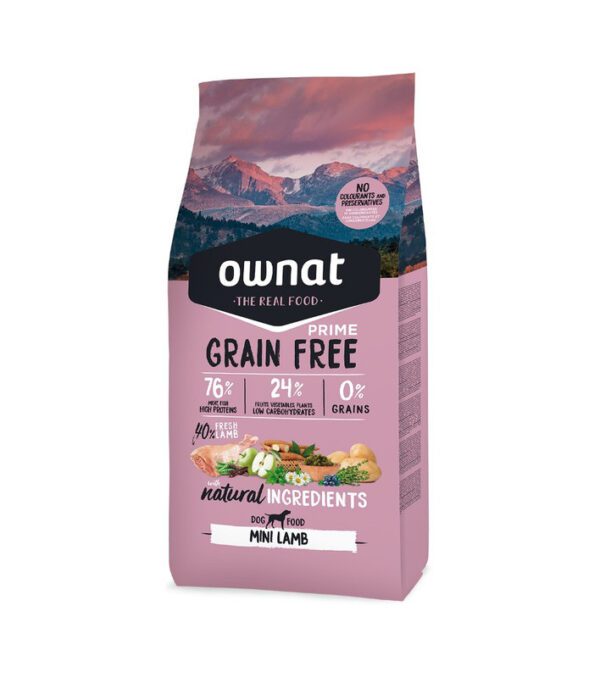 OWNAT DOG GF PRIME MINI LAMB 3 KG