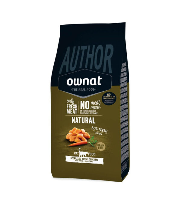 OWNAT CAT AUTHOR STERILIZED FRESH CHICKEN 3 KG
