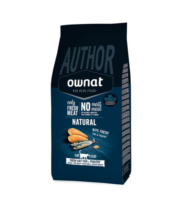 OWNAT CAT AUTHOR FRESH OILY FISH & POULTRY 3 KG