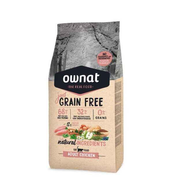 OWNAT CAT JUST GF ADULT CHICKEN 8 KG