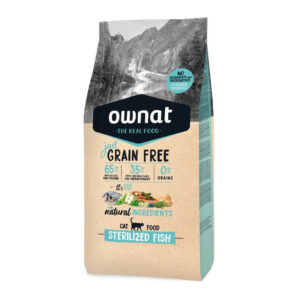 OWNAT CAT JUST GF STERILIZED FISH 8 KG