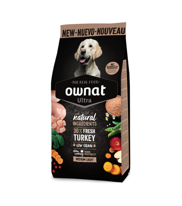 OWNAT DOG ULTRA MEDIUM LIGHT 3 KG