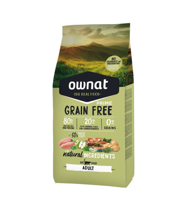 OWNAT CAT GF PRIME ADULT CHICKEN & TURKEY 3 KG