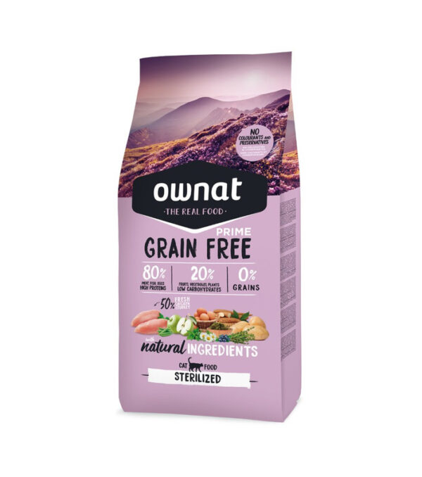 OWNAT CAT GF PRIME STERILIZED 8 KG