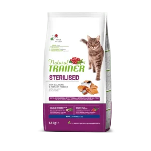 NATURAL TRAINER FELINE ADULT STERIL SALMON 10KG (NDR)