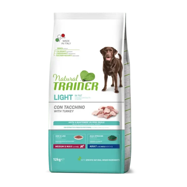 NATURAL TRAINER CANINE ADUL MED MAX WEIGHT 12KG (NDR)