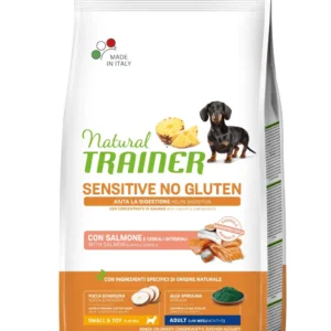 NATURAL TRAI.CANINE S/GLU AD. SMALL SALMON 7KG (NDR)