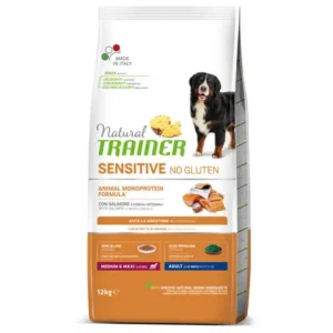 NATURAL TRAI.CANINE S/GLUTEN ADULT SALMON 12KG (NDR)