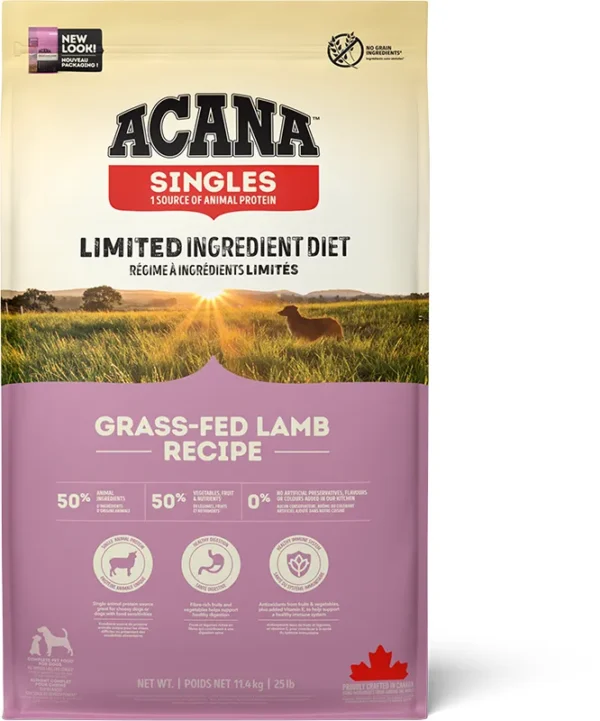 ACANA CANINE ADULT SINGLES GRASS FED 11,4KG