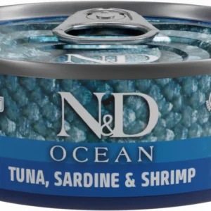 FARMINA ND CAT OCEAN ATUN SARDINA GAMBA CAJA 24X70GR