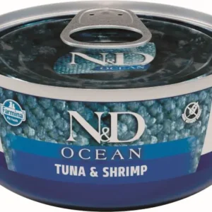FARMINA ND CAT OCEAN ATUN GAMBA CAJA 24X70GR